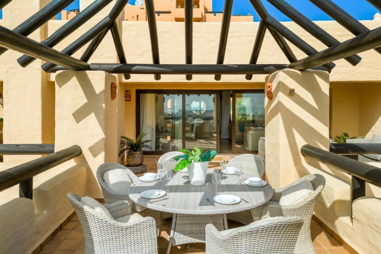 15 First Line Penthouse With Wonderful Seaview Near Duquesa Golf Manilva Andalucia Apartment Luaran gambar