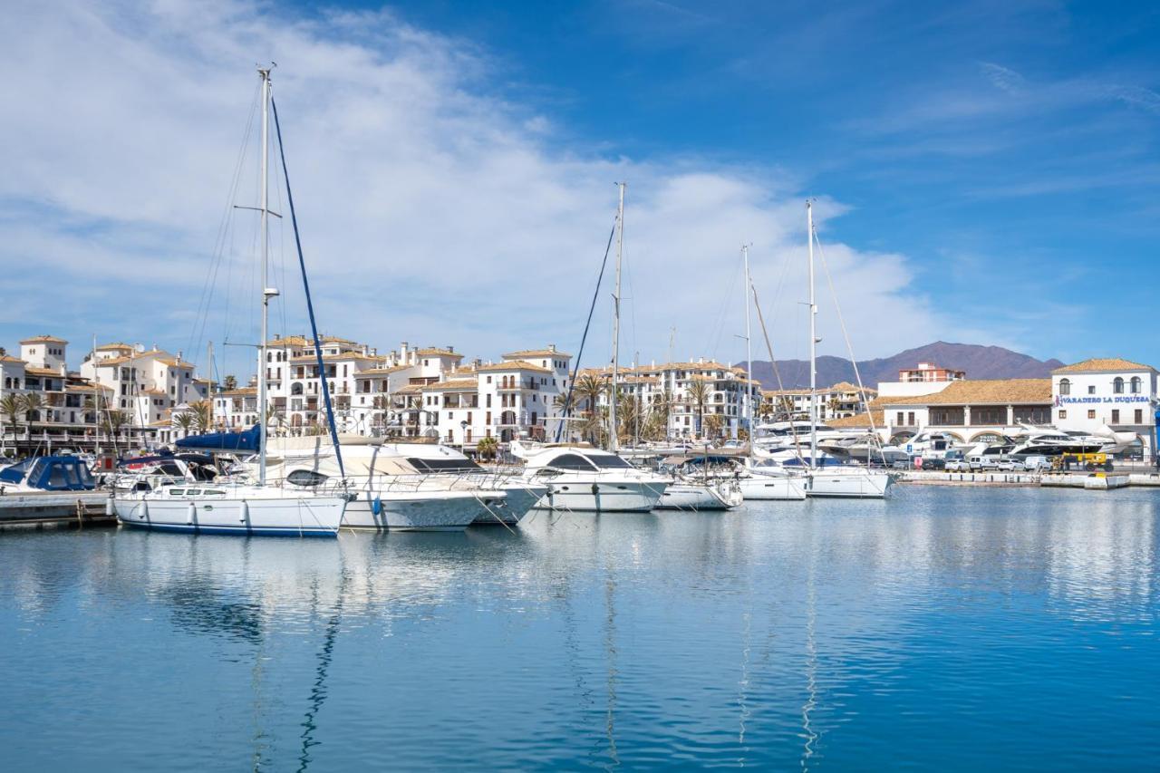15 First Line Penthouse With Wonderful Seaview Near Duquesa Golf Manilva Andalucia Apartment Luaran gambar