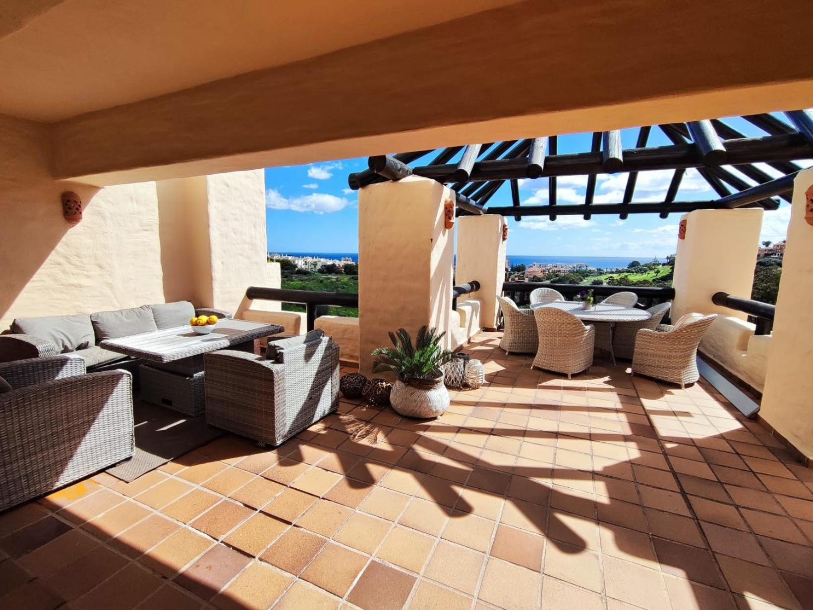 15 First Line Penthouse With Wonderful Seaview Near Duquesa Golf Manilva Andalucia Apartment Luaran gambar